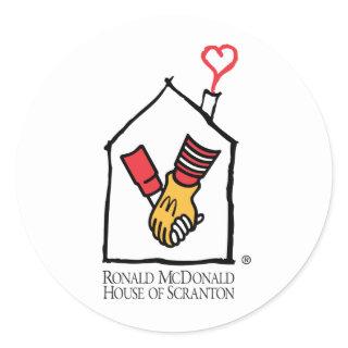 Ronald McDonald Hands Classic Round Sticker