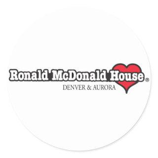 Ronald McDonald Heart Classic Round Sticker