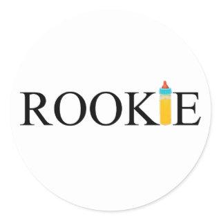 Rookie (Bottle) Classic Round Sticker