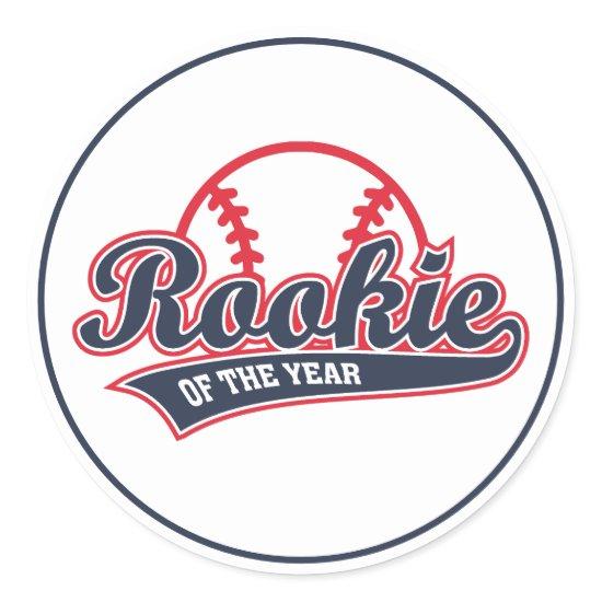 Rookie of the Year Classic Round Sticker