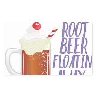 Root Beer Floatin Rectangular Sticker