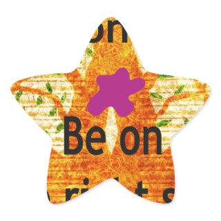 Rooted in Righteousness Baobab Vintage Perspective Star Sticker
