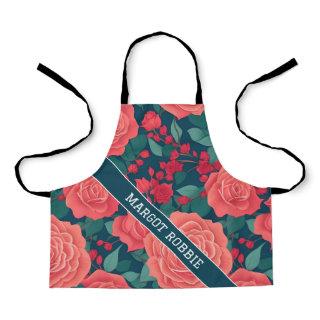 Rose Geometric Colorful Personalized Pattern Apron