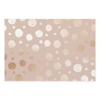 Rose gold and beige dots pattern  sheets