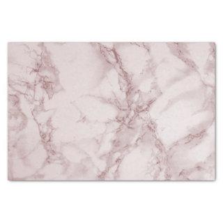 Rose Gold and White Marble Design Tissue Paper