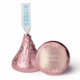 Rose Gold Blush Glitter Birthday Hershey®'s Kisses®