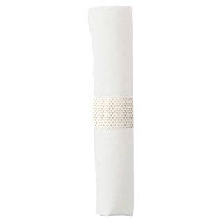 Rose gold bumble bees white background napkin bands