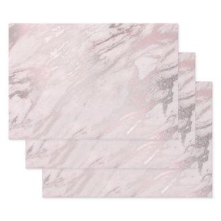 Rose Gold Marble Design   Sheets