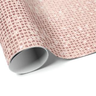 Rose Gold Powde Spark Bridal Blush Elegant Wedding
