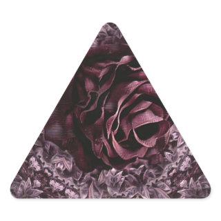Rose Mandala  Triangle Sticker