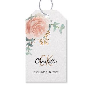 Rose monogram business QR photo Instagram tag