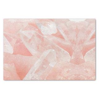 Rose Quartz Crystal Tissue Paper
