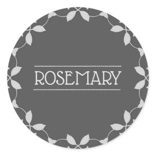 Rosemary Spice Jar Sticker Label