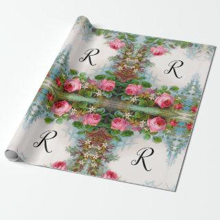 ROSES AND JASMINES FLORAL MONOGRAM