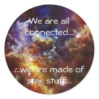 Rosette Nebula's Stellar Nursery Classic Round Sticker