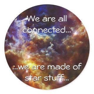 Rosette Nebula's Stellar Nursery Classic Round Sticker