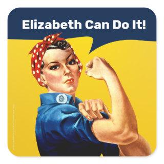 Rosie the Riveter | Sticker | Personalize