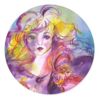 ROSINA / Venetian Masquerade Ball Classic Round Sticker