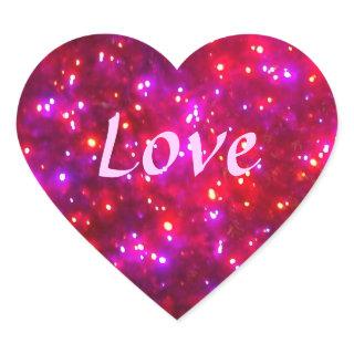 'Rosy Sparkle' Love Stickers