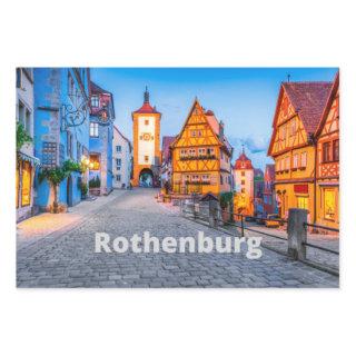 Rothenburg, Germany Street City View   Sheets