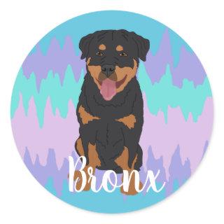 Rottweiler Classic Round Sticker