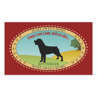 Rottweiler Rectangular Sticker