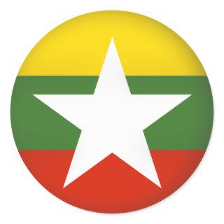 Round Myanmar Classic Round Sticker