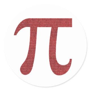 Round Pi sticker