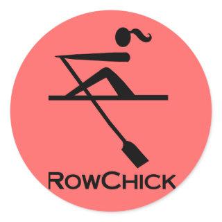 RowChick Logo Classic Round Sticker