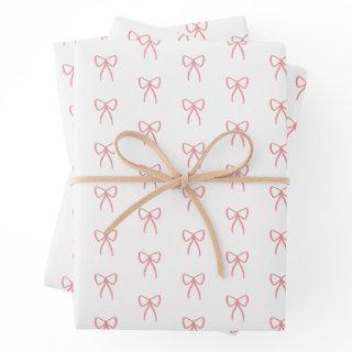 Rows of Bows Coquette in Light Pink