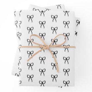 Rows of Bows in Black