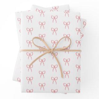 Rows of Bows in Light Pink