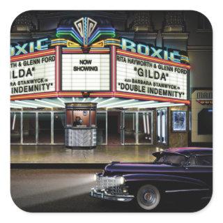 Roxie Picture Show Square Sticker