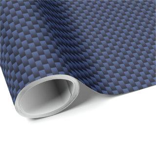 Royal Blue Automotive Carbon Fiber Weave Style