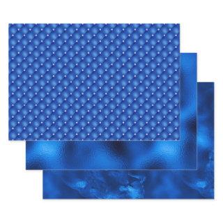 Royal Blue Foil Hanukkah  Sheets
