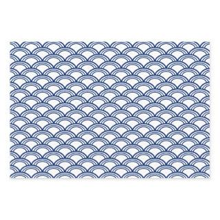 Royal Blue Seigaiha Pattern    Sheets