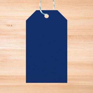 Royal Blue Solid Color Gift Tags