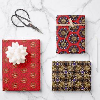 Royal Collection Dazzling Red and Gold   Sheets