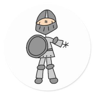 Royal Knight Classic Round Sticker