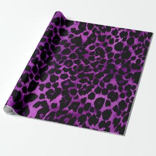 Royal Purple Leopard Print