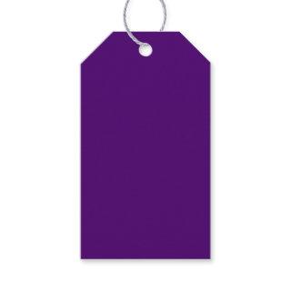 Royal purple (solid color)  gift tags