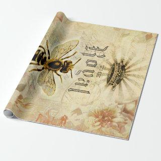 Royal Queen Bee Ephemera Decoupage