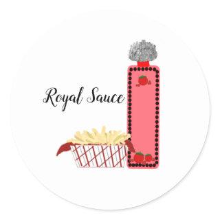 Royal Sauce Round Sticker