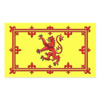 Royal Standard Of Scotland Rectangular Sticker
