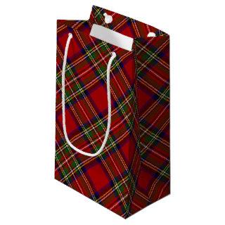 Royal Stewart Clan Family Tartan Plaid Pattern Small Gift Bag