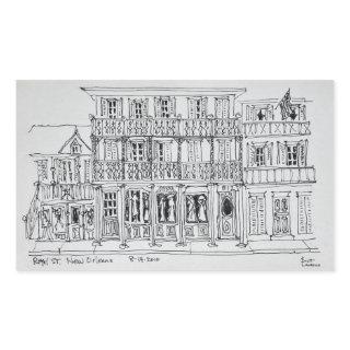 Royal Street, French Quarter | New Orleans Rectangular Sticker