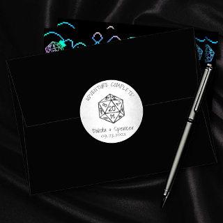RPG Adventure Complete | Classic Tabletop Dice Classic Round Sticker
