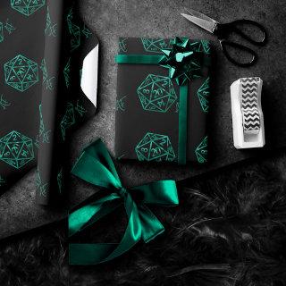 RPG Crit AF | Emerald Fantasy Tabletop Gamer Dice