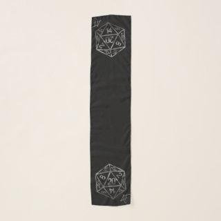 RPG Crit AF | Fantasy Tabletop Retro Gamer Dice Scarf