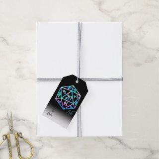 RPG Crit AF | Holo Fantasy Tabletop PnP Gamer Dice Gift Tags